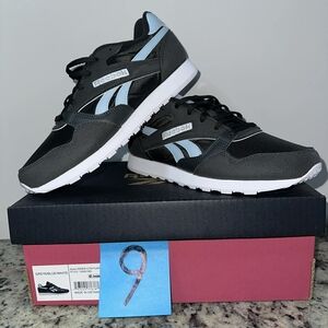 Reebok Athletic Shoes - Black and Light Blue